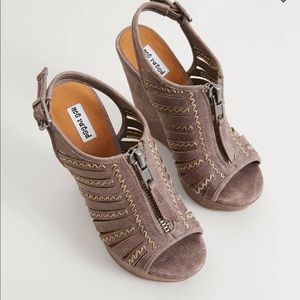 Not Rated Brown Saucin Wedge Sandal
